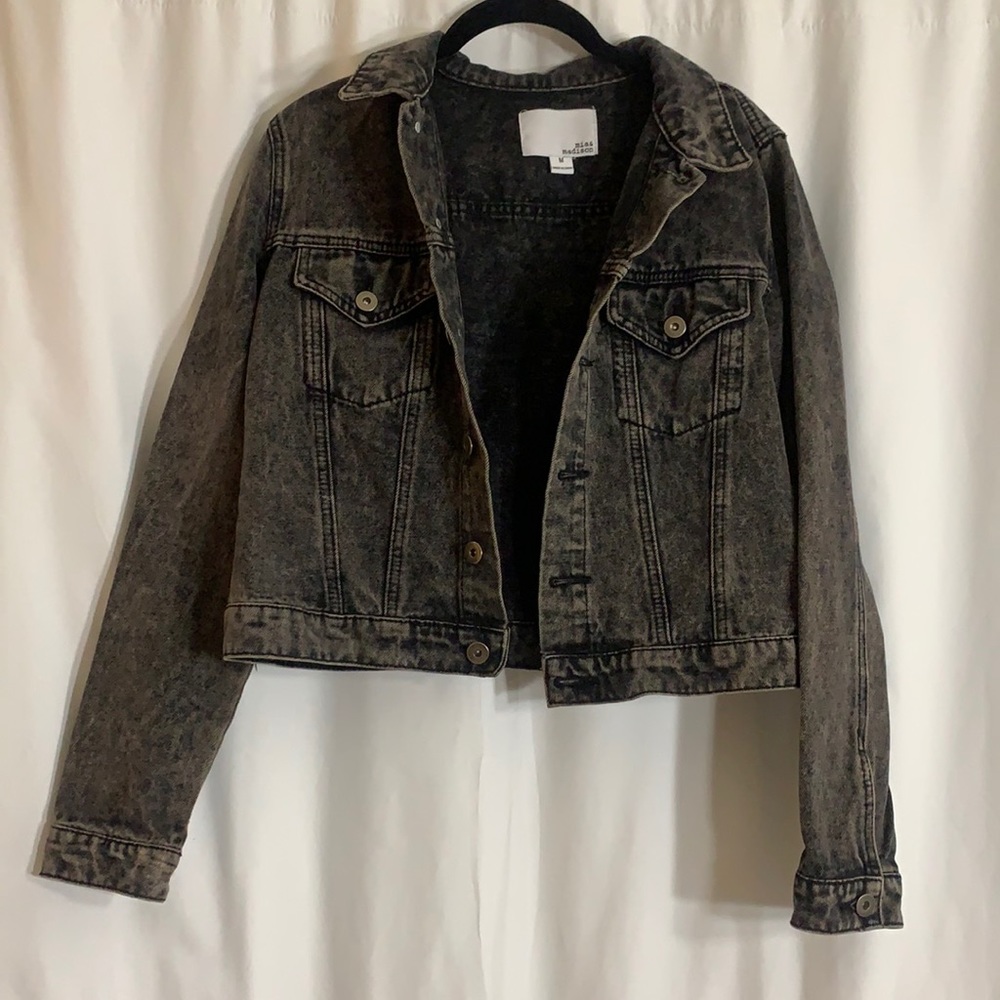 Black jean jacket - Picture 1 of 4